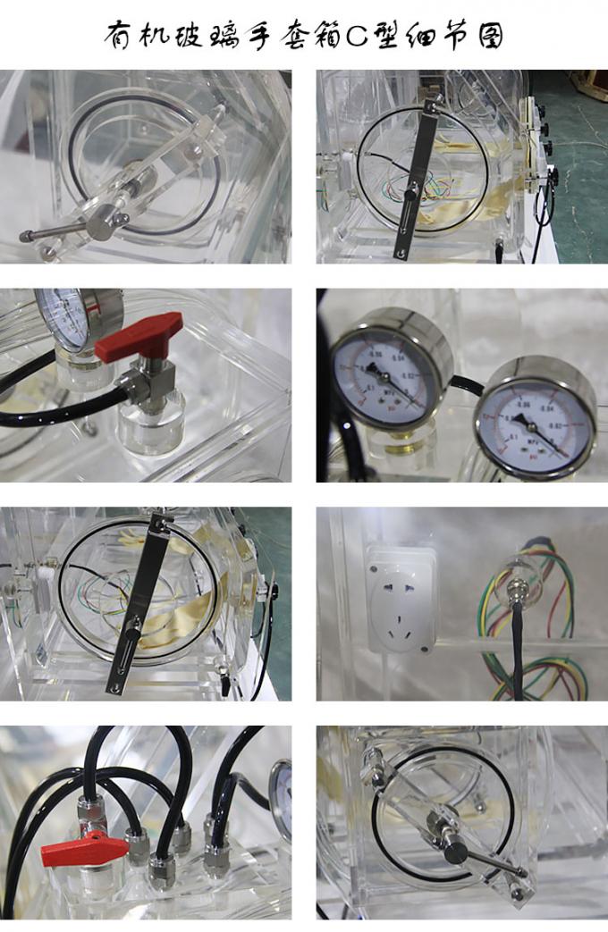 Customized Cleanroom Glove Box Use In Hazardous Locations With Stable