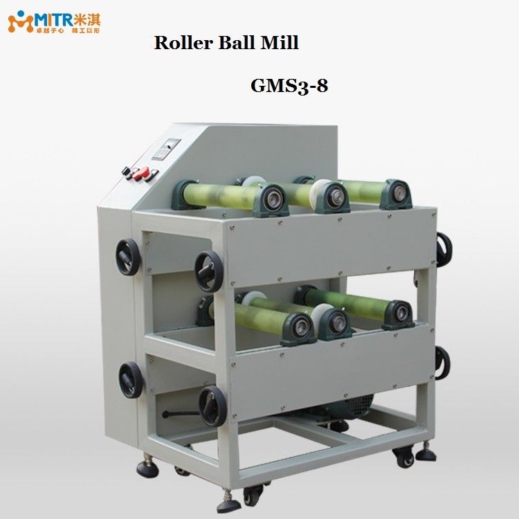 2 Roller Layer Lab Jar Mill Machine , 1.1Kw Laboratory Grinding Mill GMS38