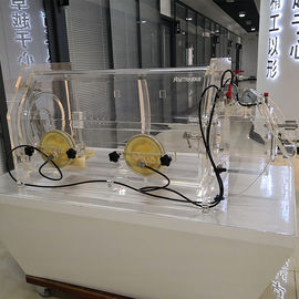 Small Vacuum Glove Box Water Oxygen Control Vacuum Sealing Testing Chamber