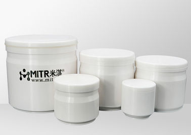 50ml Zirconia Ceramic Ball Mill Jars Optional Volume Grinding White Color
