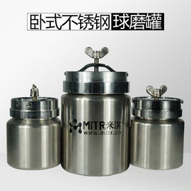 0.5-3L Capacity Horizontal Roller Ball Mill Grinder With 2 Stainless Steel Jar