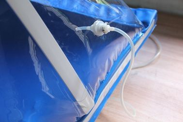 Lab Glove Box Testing Bag Pyramid Isolator Pvc Material In Blue