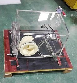 One Glove Port Lab Glove Box Customized Operation Chamber Size Stable Shape