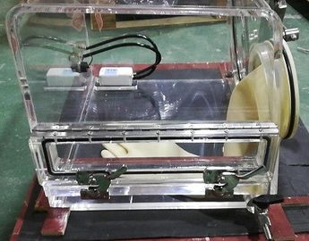One Glove Port Lab Glove Box Customized Operation Chamber Size Stable Shape