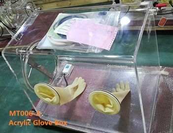 Geology Research Lab Glove Box Mt006-A Clear Vision High Working Stability