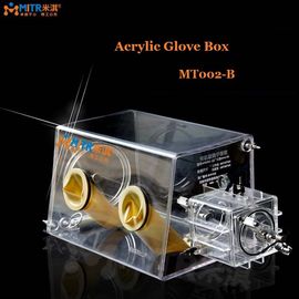 Durable Anaerobic Glove Box , Crystal Clear Table Top Glove Box Mt002 B
