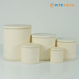 High Purity Alumina Ceramic Grinding Mill Jars , Micro Ball Mill Accessories