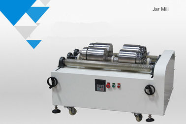 Small Scale PU  Roller Ball Mill Equipment With (0.5-1L) * 2 Jar Volume