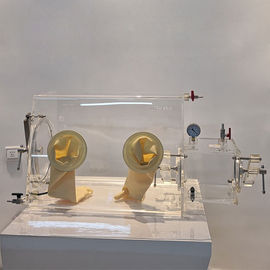 Transparent Acrylic & Plexiglass Small Glove Box For Lithium Polymer Batteries