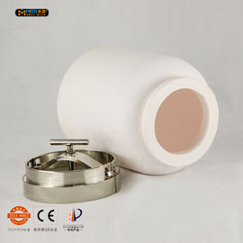 Corundum Ball Mill Grinding Jar For Roll Ball Mill / Jar Mill , Ball Mill Container