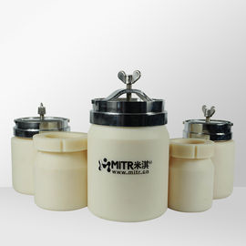Horizontal Nylon Ball Mill Jar For Roller Ball Mill / Mixing Mill
