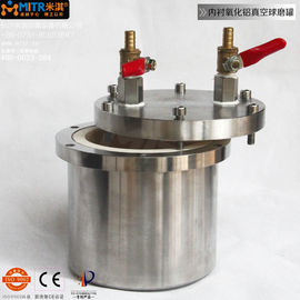 Alumina Lined Vacuum Ball Mill Jar Ceramic Grinding Pot / Tank Long Life