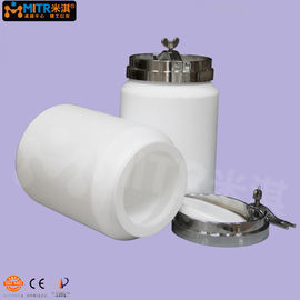 CE Horizontal PTFE /  Ball Mill Jar For Roller Ball Mill / Mixing Mill
