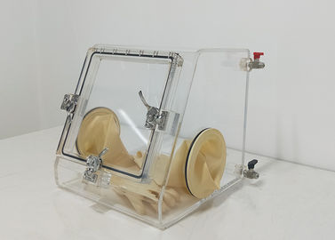Isolated Glove Box Laboratory Equipment Full View , Tabletop Small Glove Box