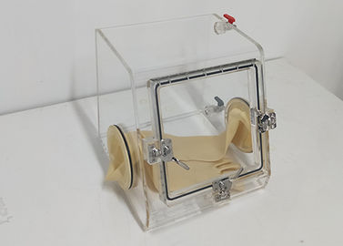 Isolated Glove Box Laboratory Equipment Full View , Tabletop Small Glove Box